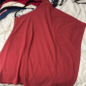 Asymmetrical Red Dress